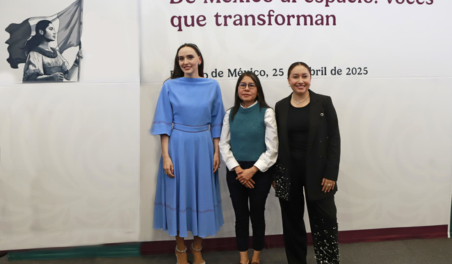 Presenta ATDT Programa Espacial Mexicano en la Feria Aeroespacial México 2025